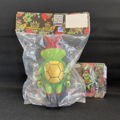 アーティストトイ ミュータント・ニンジャ・タートルズ　ラファエロ　ソフビ　izumonster  イズモンスター　bigboystoys  code coner 未開封