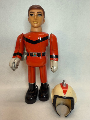 ブルマァク MAT隊員 面取れ 帰って来たウルトラマン ブリキ ゼンマイ