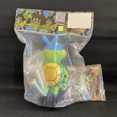 アーティストトイ ミュータント・ニンジャ・タートルズ　レオナルド　ソフビ　izumonster  イズモンスター　bigboystoys  code coner 未開封