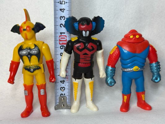 【美品】タカトク アクマイザー3 ザビタン イービル ガブラ 3体セット ソフビ