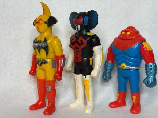 【美品】タカトク アクマイザー3 ザビタン イービル ガブラ 3体セット ソフビ