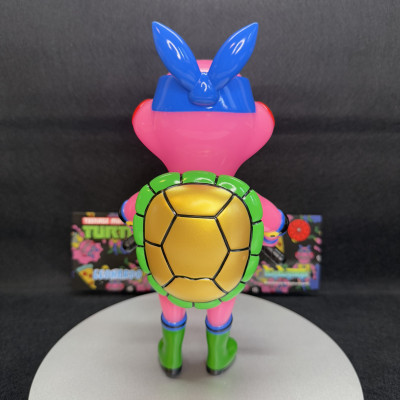 【蓄光】アーティストトイ ミュータント・ニンジャ・タートルズ　レオナルド　蓄光　ソフビ　izumonster イズモンスター　bigboystoys code coner