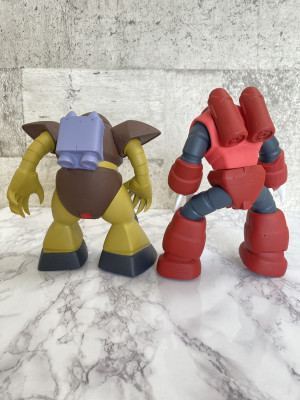 シャア専用ズゴック　ゴック　機動戦士ガンダム　ソフビ　フィギュア　2体セット
