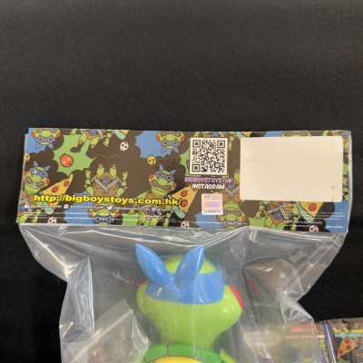 アーティストトイ ミュータント・ニンジャ・タートルズ　レオナルド　ソフビ　izumonster  イズモンスター　bigboystoys  code coner 未開封