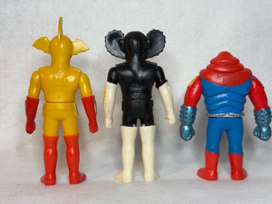 【美品】タカトク アクマイザー3 ザビタン イービル ガブラ 3体セット ソフビ