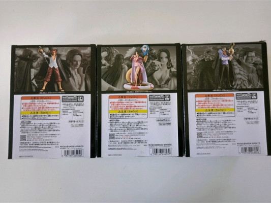 ワンピース バンダイ クロコダイル シャンクス ボア･ハンコック ONEPIECE BANDAI