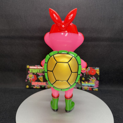 【蓄光】アーティストトイ ミュータント・ニンジャ・タートルズ　ラファエロ　蓄光　ソフビ　izumonster イズモンスター　bigboystoys code coner
