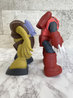 シャア専用ズゴック　ゴック　機動戦士ガンダム　ソフビ　フィギュア　2体セット