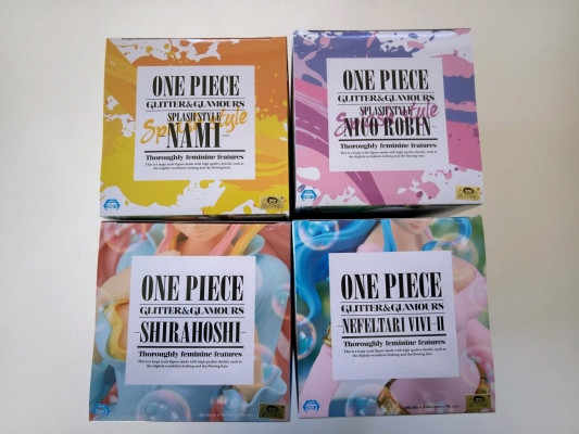 ワンピース バンダイ ナミ ロビン しらほし ビビ ONEPIECE BANDAI
