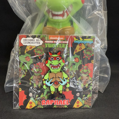 アーティストトイ ミュータント・ニンジャ・タートルズ　ラファエロ　ソフビ　izumonster  イズモンスター　bigboystoys  code coner 未開封