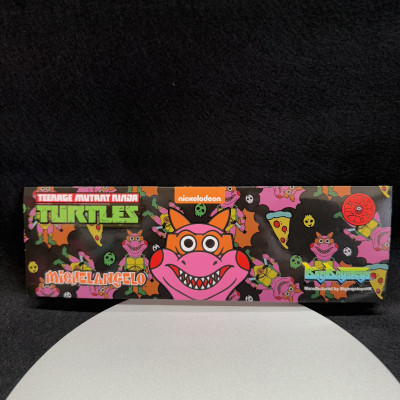 【蓄光】アーティストトイ ミュータント・ニンジャ・タートルズ　ミケランジェロ　蓄光　ソフビ　izumonster イズモンスター　bigboystoys code coner